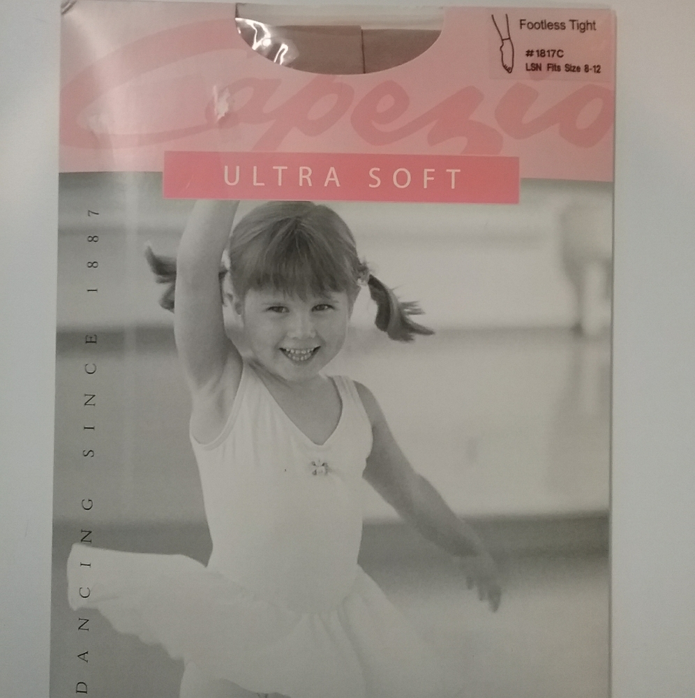 Capezio kids footless tights